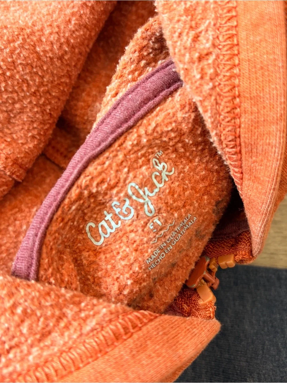 Cat & Jack boys colorblock zip up jacket with hood